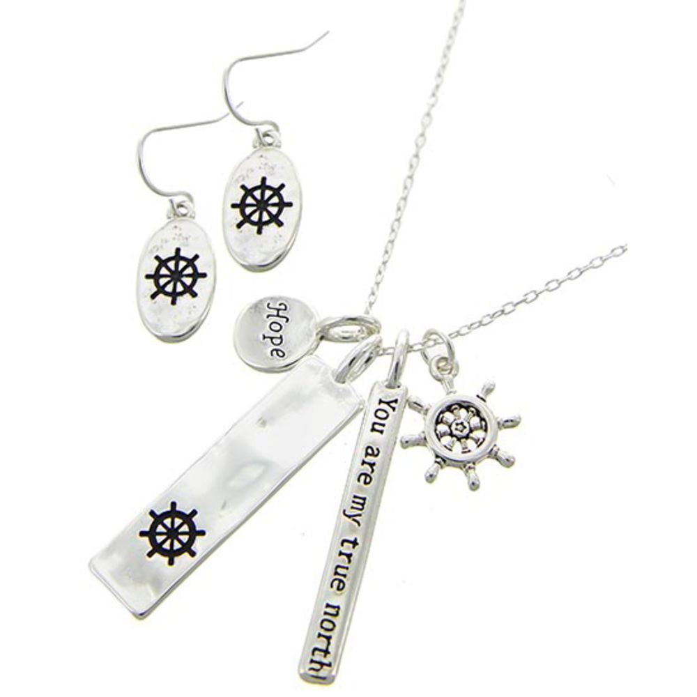 𝅺i Refuse to Sink Charm Necklace Set